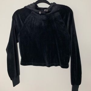 Black Velvet Hoodie